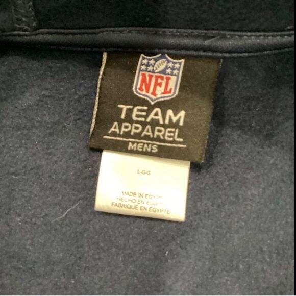 NFL Sweatshirt Hoodie Men's Size Large Navy New England Patriots Team Apparel - Picture 5 of 10